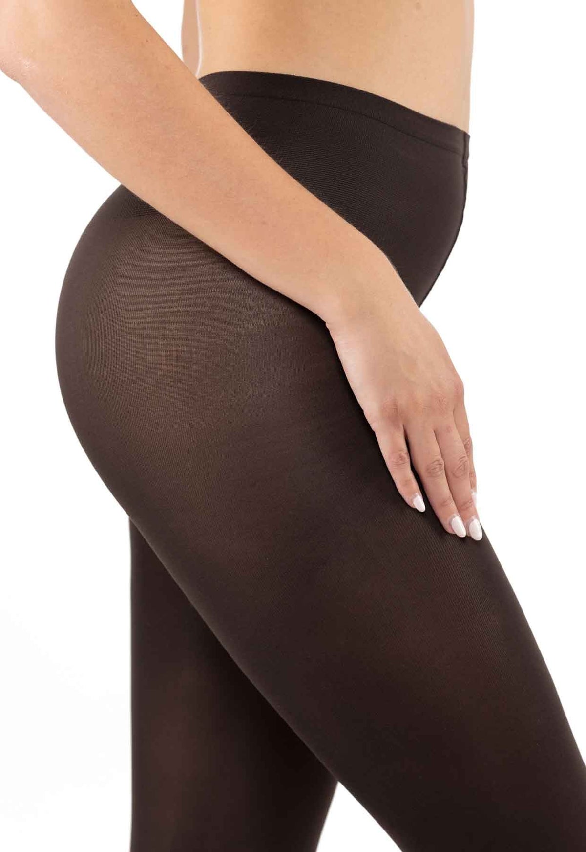 Collant semi-coprente 50 DEN marrone AMNI-SOUL-ECO®