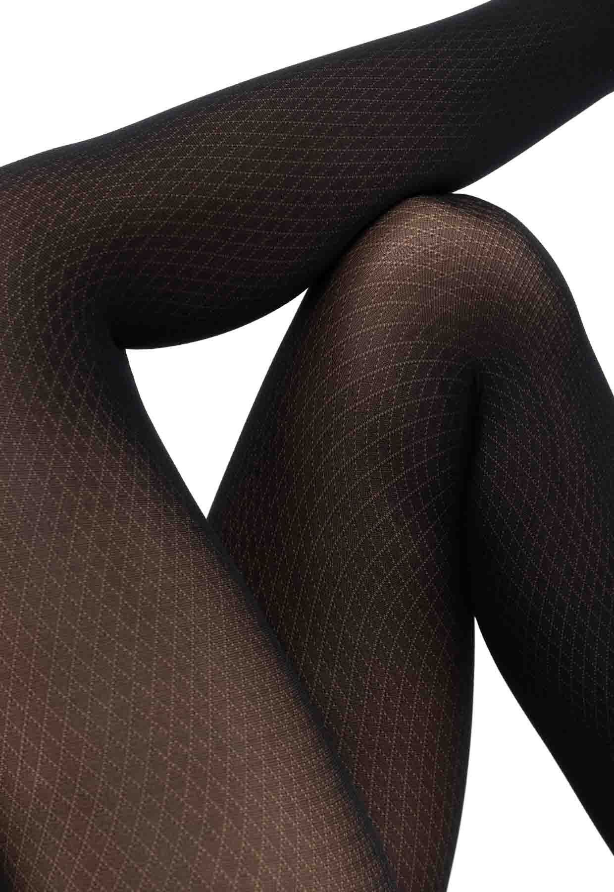 Small diamond tights 50Den black