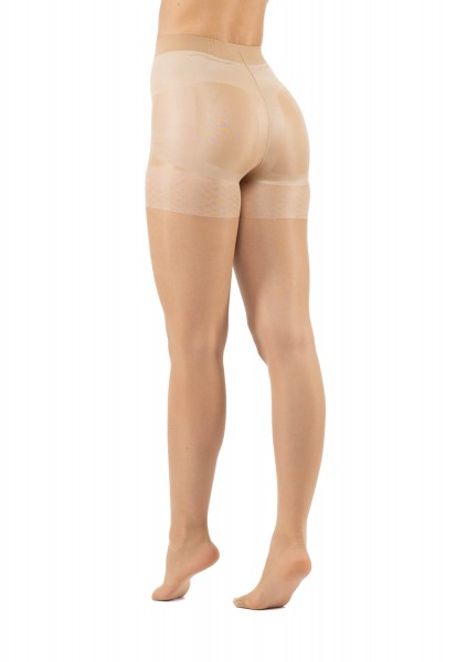 Sheer longline shaper tights 40 Den Natural