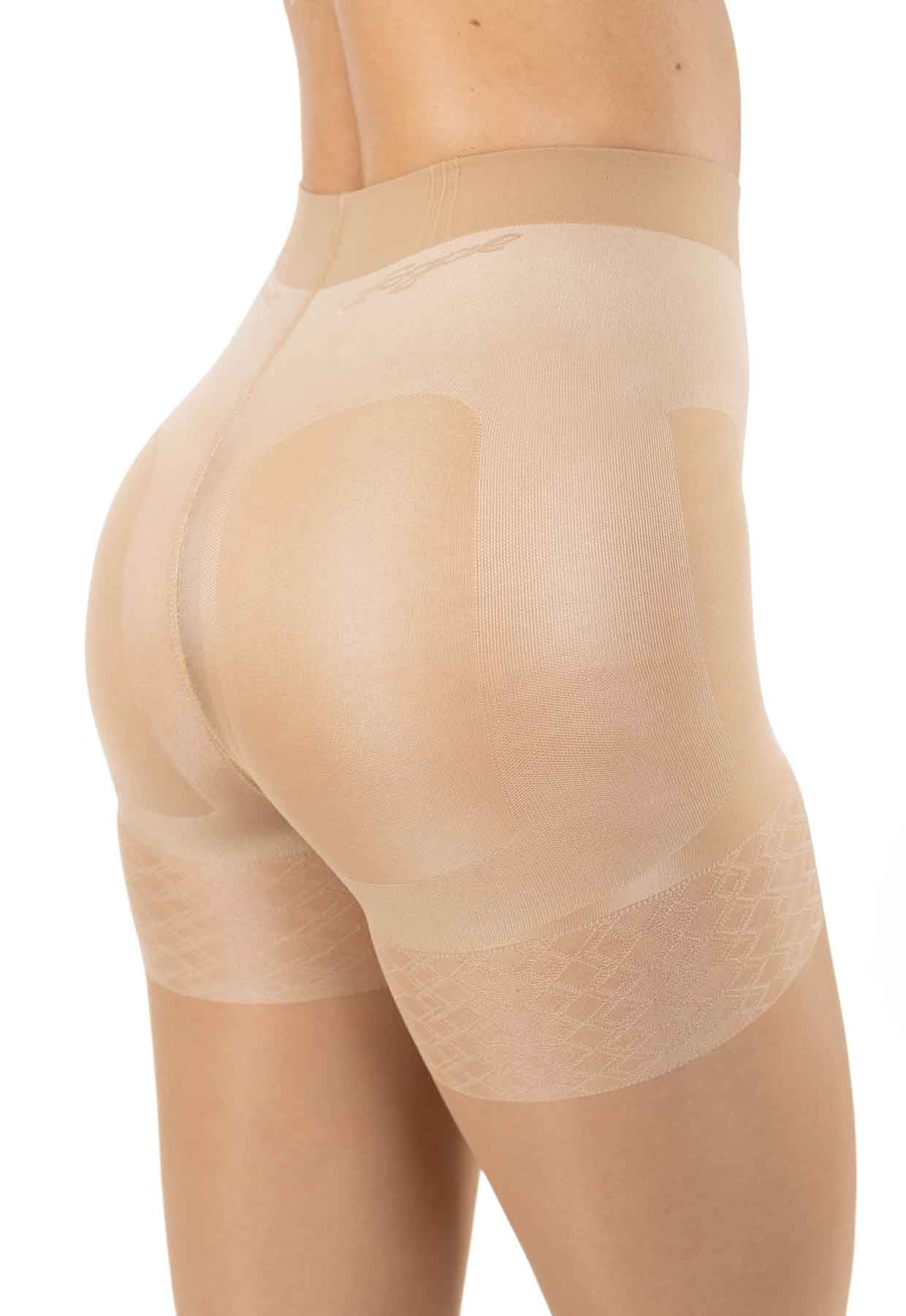 Sheer longline shaper tights 40 Den Natural