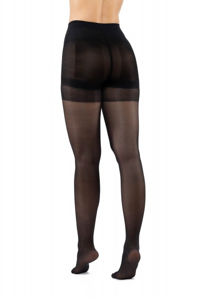 Sheer longline shaper tights 20 Den Black